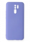 Newface Xiaomi Redmi 9 Kılıf Nano içi Kadife Silikon - Lila