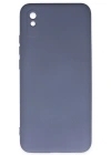 Newface Xiaomi Redmi 9A Kılıf Nano içi Kadife Silikon - Gri