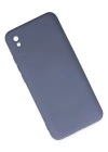 Newface Xiaomi Redmi 9A Kılıf Nano içi Kadife Silikon - Gri