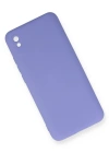 Newface Xiaomi Redmi 9A Kılıf Nano içi Kadife Silikon - Lila