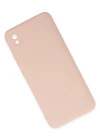 Newface Xiaomi Redmi 9A Kılıf Nano içi Kadife Silikon - Pudra
