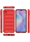 Newface Xiaomi Redmi 9A Kılıf Optimum Silikon - Kırmızı