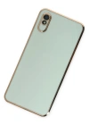 Newface Xiaomi Redmi 9A Kılıf Volet Silikon - Açık Yeşil