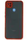 Newface Xiaomi Redmi 9C Kılıf Montreal Silikon Kapak - Kırmızı