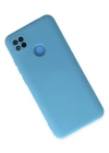 Newface Xiaomi Redmi 9C Kılıf Nano içi Kadife Silikon - Mavi