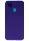 Newface Xiaomi Redmi 9C Kılıf Nano içi Kadife Silikon - Mor
