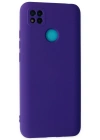 Newface Xiaomi Redmi 9C Kılıf Nano içi Kadife Silikon - Mor