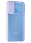 Newface Xiaomi Redmi 9C Kılıf Palm Buzlu Kamera Sürgülü Silikon - Lila