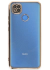 Newface Xiaomi Redmi 9C Kılıf Razer Lensli Silikon - Gold