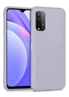 Newface Xiaomi Redmi 9T Kılıf Nano içi Kadife Silikon - Lila