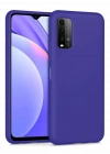 Newface Xiaomi Redmi 9T Kılıf Nano içi Kadife Silikon - Mor