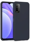 Newface Xiaomi Redmi 9T Kılıf Nano içi Kadife Silikon - Siyah