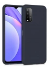 Newface Xiaomi Redmi 9T Kılıf Nano içi Kadife Silikon - Siyah