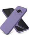 Newface Xiaomi Redmi A3 4G Kılıf First Silikon - Lila