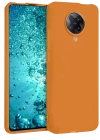 Newface Xiaomi Redmi K30 Pro Kılıf Nano içi Kadife Silikon - Turuncu