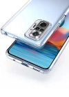Newface Xiaomi Redmi Note 10 5G Kılıf Lüx Şeffaf Silikon