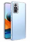 Newface Xiaomi Redmi Note 10 5G Kılıf Lüx Şeffaf Silikon