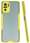 Newface Xiaomi Redmi Note 10 Kılıf Platin Silikon - Sarı