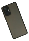 Newface Xiaomi Redmi Note 10 Pro Kılıf Montreal Silikon Kapak - Siyah