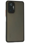 Newface Xiaomi Redmi Note 10 Pro Kılıf Montreal Silikon Kapak - Siyah