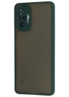 Newface Xiaomi Redmi Note 10 Pro Kılıf Montreal Silikon Kapak - Yeşil