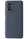 Newface Xiaomi Redmi Note 10 Pro Kılıf Nano içi Kadife Silikon - Gri