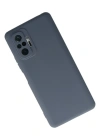Newface Xiaomi Redmi Note 10 Pro Kılıf Nano içi Kadife Silikon - Gri
