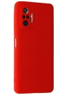Newface Xiaomi Redmi Note 10 Pro Kılıf Nano içi Kadife Silikon - Kırmızı