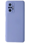 Newface Xiaomi Redmi Note 10 Pro Kılıf Nano içi Kadife Silikon - Lila