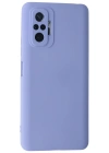 Newface Xiaomi Redmi Note 10 Pro Kılıf Nano içi Kadife Silikon - Lila