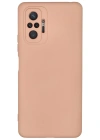 Newface Xiaomi Redmi Note 10 Pro Kılıf Nano içi Kadife Silikon - Pudra
