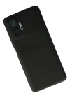 Newface Xiaomi Redmi Note 10 Pro Kılıf Nano içi Kadife Silikon - Siyah