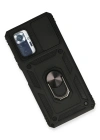 Newface Xiaomi Redmi Note 10 Pro Kılıf Pars Lens Yüzüklü Silikon - Siyah