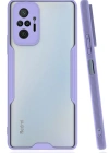 Newface Xiaomi Redmi Note 10 Pro Kılıf Platin Silikon - Lila