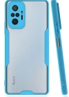 Newface Xiaomi Redmi Note 10 Pro Kılıf Platin Silikon - Mavi