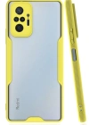 Newface Xiaomi Redmi Note 10 Pro Kılıf Platin Silikon - Sarı