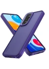 Newface Xiaomi Redmi Note 11 Kılıf Elegant Kapak - Derin Mor