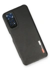 Newface Xiaomi Redmi Note 11 Kılıf Loop Deri Silikon - Siyah