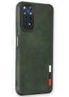 Newface Xiaomi Redmi Note 11 Kılıf Loop Deri Silikon - Yeşil