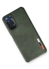 Newface Xiaomi Redmi Note 11 Kılıf Loop Deri Silikon - Yeşil