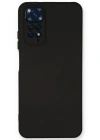 Newface Xiaomi Redmi Note 11 Kılıf Nano içi Kadife Silikon - Siyah