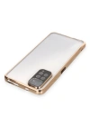 Newface Xiaomi Redmi Note 11 Kılıf Razer Lensli Silikon - Gold