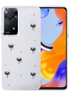Newface Xiaomi Redmi Note 11 Pro Fiyonk Desenli Kapak - Desen 1