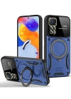 Newface Xiaomi Redmi Note 11 Pro Kılıf Joy Lens Standlı Kapak - Lacivert
