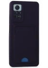 Newface Xiaomi Redmi Note 11 Pro Kılıf Kelvin Kartvizitli Silikon - Derin Mor