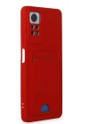 Newface Xiaomi Redmi Note 11 Pro Kılıf Kelvin Kartvizitli Silikon - Kırmızı