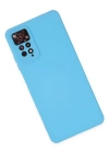 Newface Xiaomi Redmi Note 11 Pro Kılıf Nano içi Kadife Silikon - Mavi