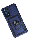 Newface Xiaomi Redmi Note 11 Pro Kılıf Pars Lens Yüzüklü Silikon - Lacivert