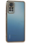 Newface Xiaomi Redmi Note 11 Pro Kılıf Razer Lensli Silikon - Gold