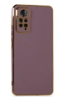 Newface Xiaomi Redmi Note 11 Pro Kılıf Volet Silikon - Mor